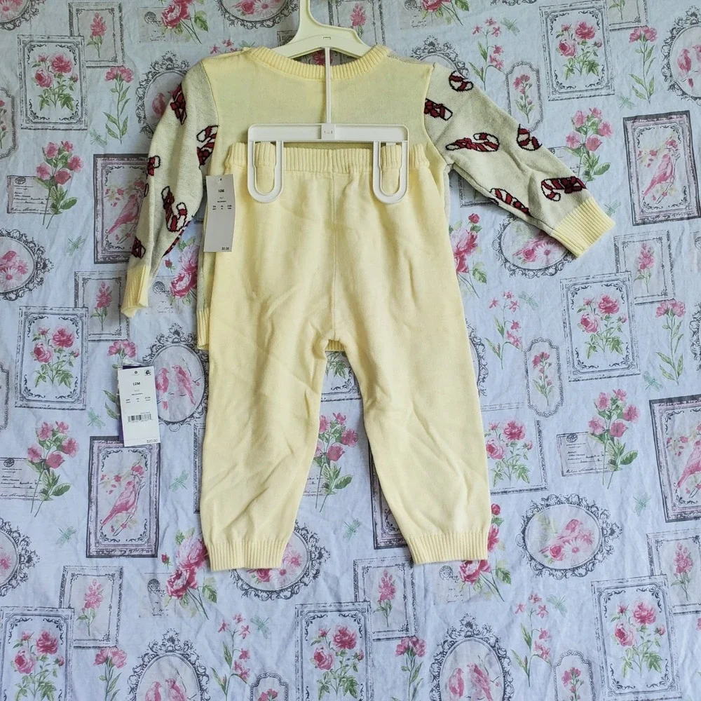 Bluey‎ Christmas 2pc Sweater & Pant Set Holiday Outfit 12M NWT